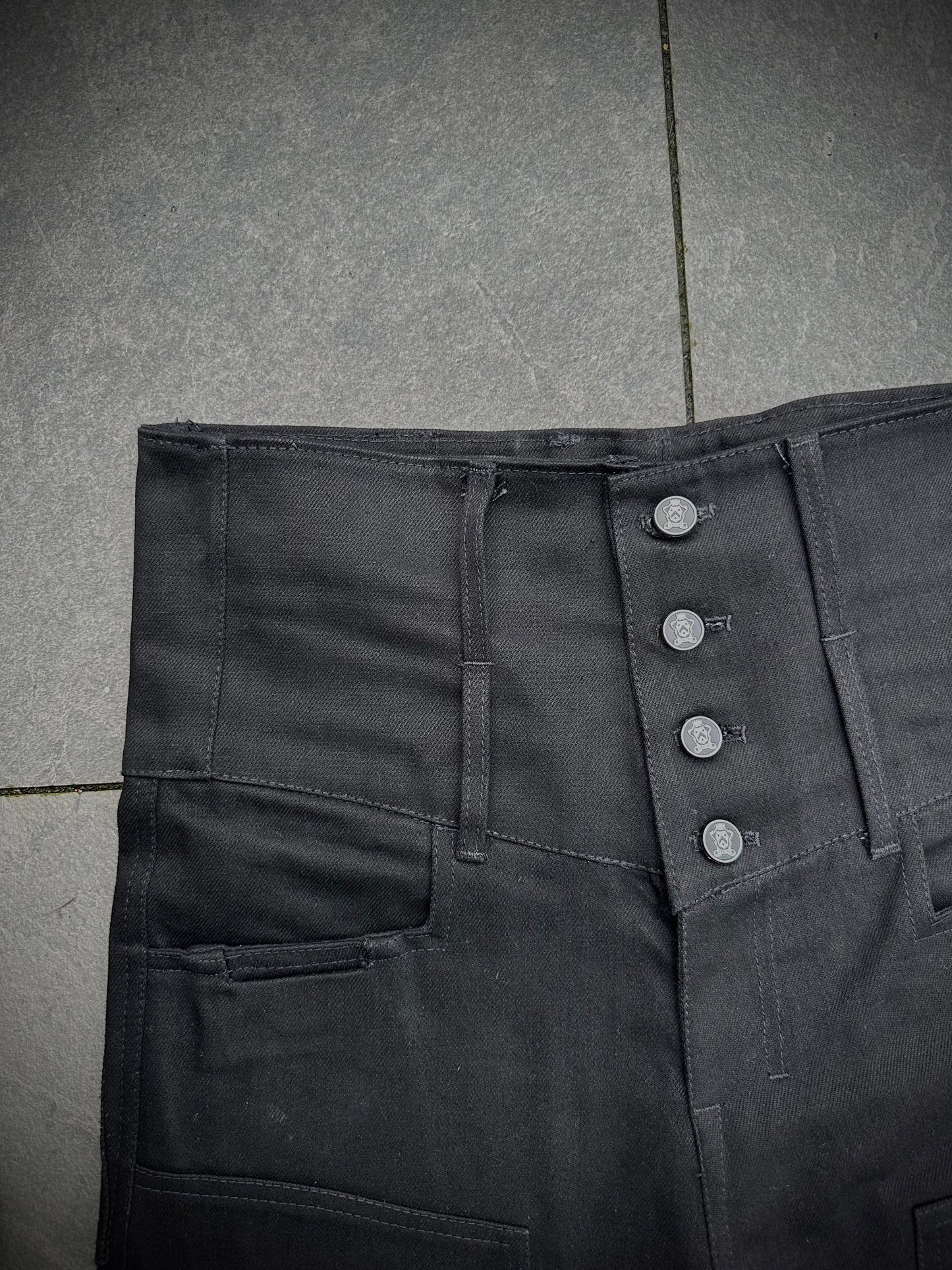 VERINI EXTENDED WAIST DOUBLE KNEE DENIM