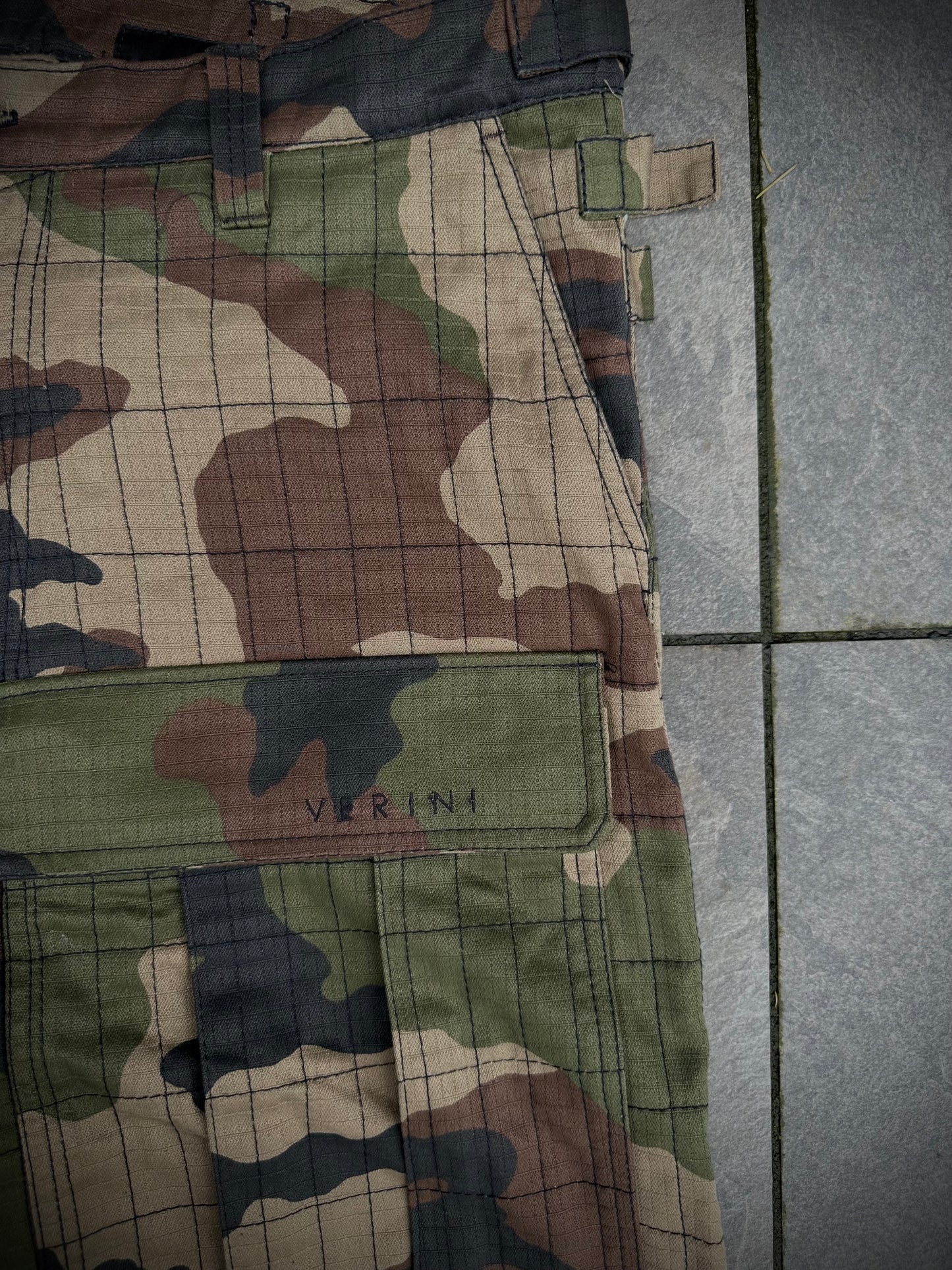 DOUBLE LAYERED CAMOUFLAGE CARGO