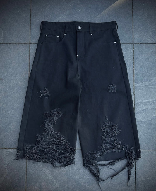 SUPER DISTRESSED JORTS